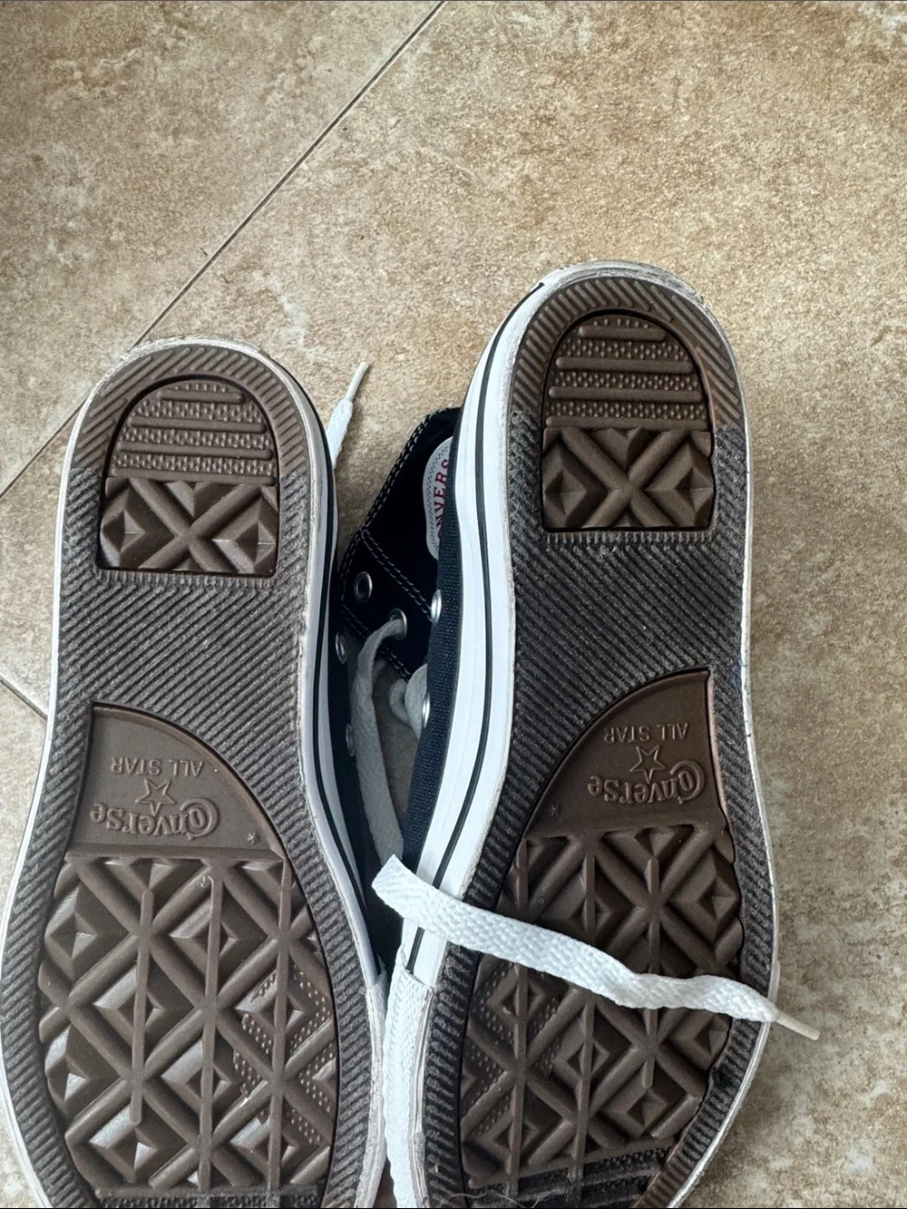 Converse Kids Black & White High Top Sneakers